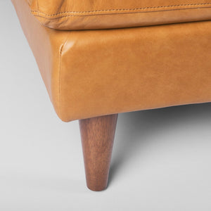 Mercana Elton Contemporary Full-Aniline Leather Sectional Sofa - Stylish, Comfortable, and Versatile Design 69696-AB