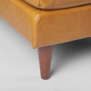 Mercana Svend Luxurious Mid-Century Modern Sofa with Tufted Seats and Bolster Pillows for Stylish Comfort 69691-AB