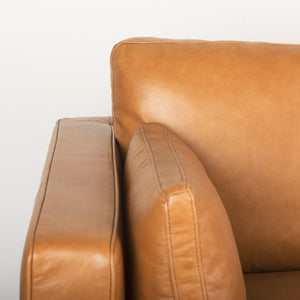 Mercana Elton Contemporary Full-Aniline Leather Sectional Sofa - Stylish, Comfortable, and Versatile Design 69696-AB