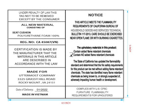 Uttermost Uttermost Hanni Charcoal Counter Stool — Plush Velvet Seat, Brass-Plated Steel Frame, Modern Ergonomic Design 53028