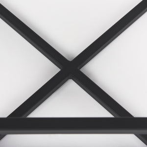 Mercana Frodo Contemporary Counter Stool with Plush Seat and Sturdy Iron Frame for Kitchen and Home Bars Gray Fabric | Black Iron | Counter 69574