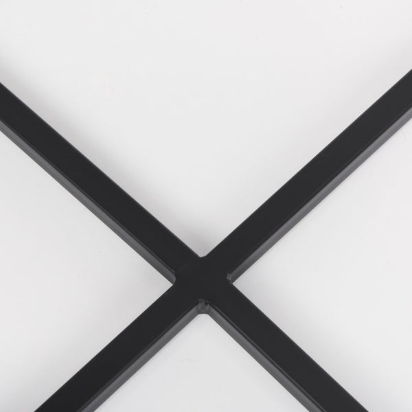 Mercana Frodo Contemporary Counter Stool with Plush Seat and Sturdy Iron Frame for Kitchen and Home Bars Gray Fabric | Black Iron | Bar 69575