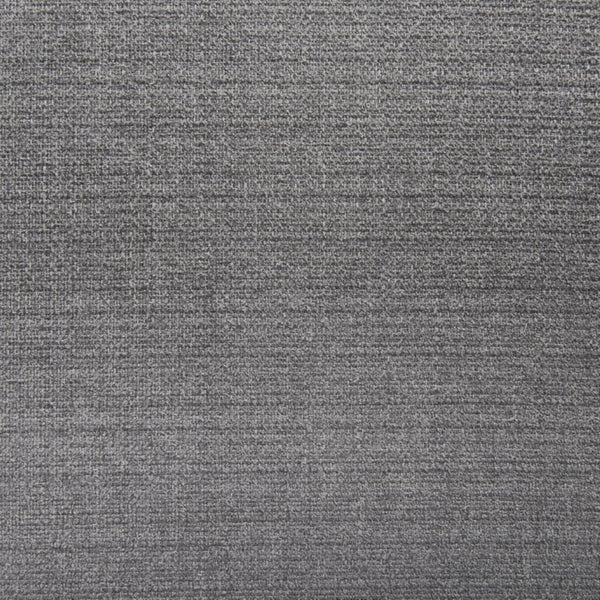 Mercana Frodo Contemporary Counter Stool with Plush Seat and Sturdy Iron Frame for Kitchen and Home Bars Gray Fabric | Black Iron | Bar 69575