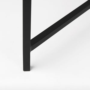 Mercana Lucas Square Coffee Table: Luxurious Marble Top with Sturdy Iron Base for Modern Living Room Style 68239