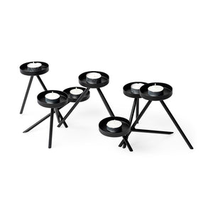 Mercana Meira Elegant Seven Votive Candle Holder for Modern Decor - Stylish Centerpiece for Any Room 68942