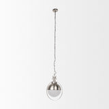 Mercana Leighton 15.0L x 15.0W x 20.0H Antique Nickel Pendant Light 69345