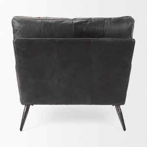 Mercana Cochrane Luxurious Top-Grain Leather Accent Chair for Modern Interiors - Comfortable & Stylish Design 69626