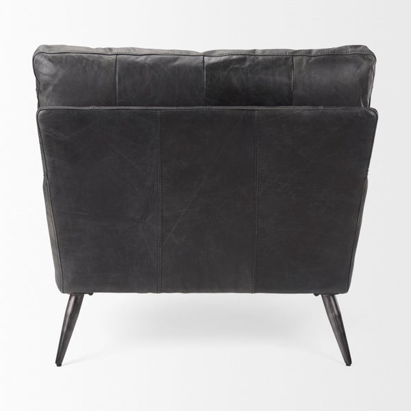 Mercana Cochrane Luxurious Top-Grain Leather Accent Chair for Modern Interiors - Comfortable & Stylish Design 69626