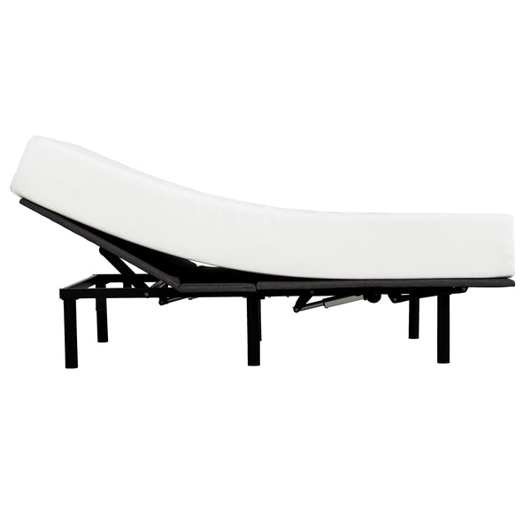 English Elm Adjustable Bed Base Twin XL with Wired Remote, Dual Quiet Motors, Metal Frame, Headboard Brackets Included B011P203577