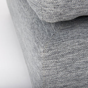 Mercana Valence Modular Ottoman: Versatile Comfort Seat, Stylish Footrest, & Chic Coffee Table for Living Spaces Castlerock Gray Fabric | Full-Size Ottoman 69776