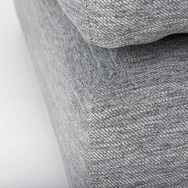 Mercana Valence Modular Ottoman: Versatile Comfort Seat, Stylish Footrest, & Chic Coffee Table for Living Spaces Castlerock Gray Fabric | Full-Size Ottoman 69776