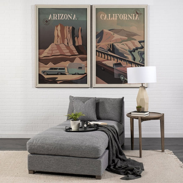 Mercana Valence Modular Ottoman: Versatile Comfort Seat, Stylish Footrest, & Chic Coffee Table for Living Spaces Castlerock Gray Fabric | Full-Size Ottoman 69776