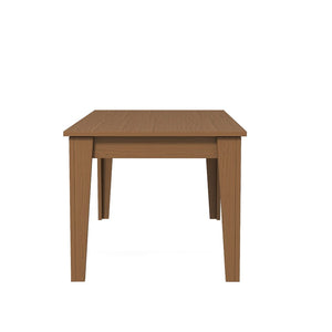 English Elm Dining Table Extendable Woodgrain Melamine Top Seats up to Ten Open Plan Kitchen Oak W331S00207