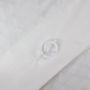 JLA Home INK+IVY - Cotton Boho Stripe Duvet Cover Set with Six Tufted Trim Rows, Reversible Black Stripe Contrast 92 L x 88 W x 0.13H II12-1132