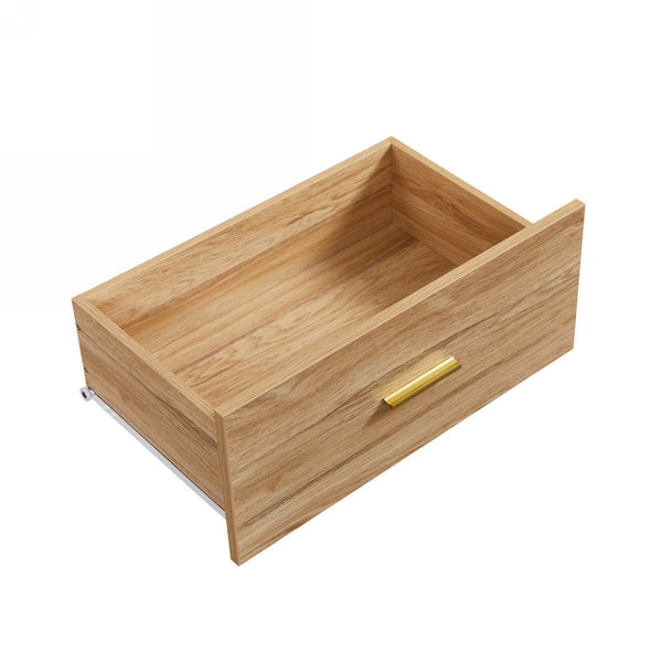 English Elm Modern 9-Drawer Dresser Classic 3-Column — Spacious, Waterproof Engineered Wood Chest, Sleek Finish and Durable Construction for Organized Bedrooms W1785P324458