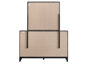 English Elm Glasgow Five-Drawer Chest with Dovetail Construction and Smooth Glides for Ample Organized Storage Gray 36 L x 60 W x 19 H B078P349540