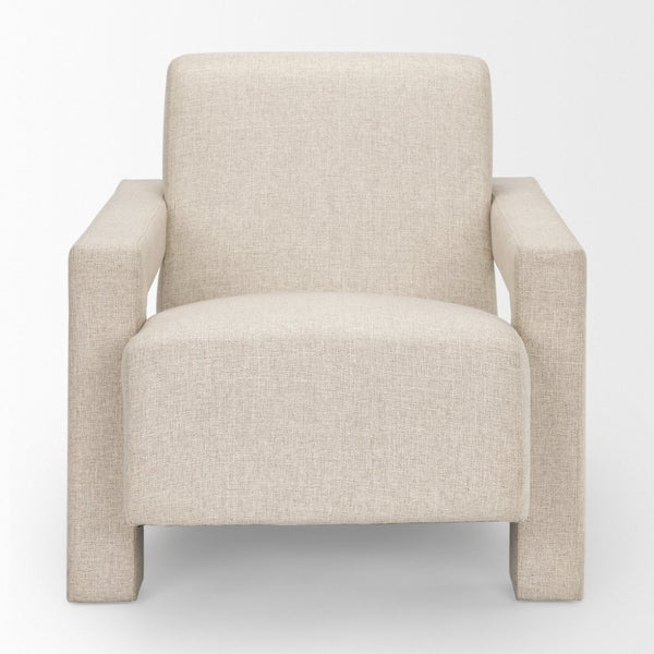 Mercana Sovereign Oatmeal Accent Chair - Timeless Upholstered Comfort for Living Rooms and Offices 69825