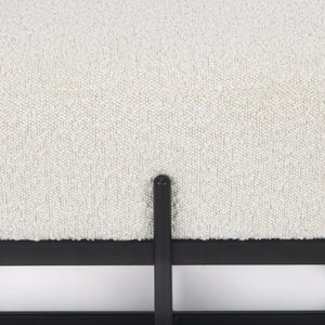 Mercana Amelia Elegant Upholstered Bench with Durable Iron Frame – Perfect for Modern Living Spaces & Entryways 69836