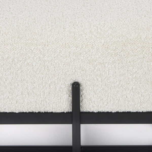 Mercana Amelia Elegant Upholstered Bench with Durable Iron Frame – Perfect for Modern Living Spaces & Entryways 69836