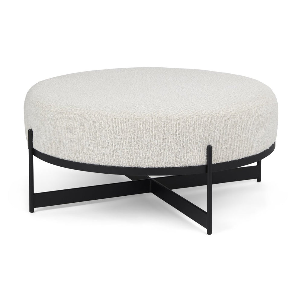 Mercana Amelia Modern Upholstered Ottoman - Versatile Centerpiece for Stylish Living Rooms and Lounge Areas 69837