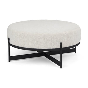 Mercana Amelia Modern Upholstered Ottoman - Versatile Centerpiece for Stylish Living Rooms and Lounge Areas 69837