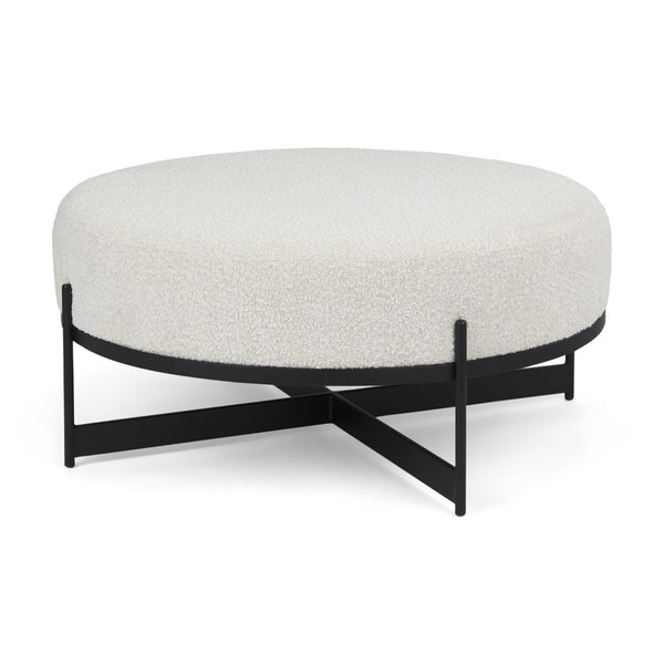 Mercana Amelia Modern Upholstered Ottoman - Versatile Centerpiece for Stylish Living Rooms and Lounge Areas 69837