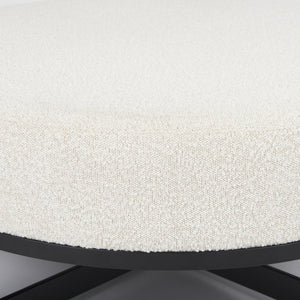 Mercana Amelia Modern Upholstered Ottoman - Versatile Centerpiece for Stylish Living Rooms and Lounge Areas 69837