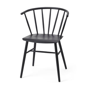 Mercana Colin Sleek Metal Dining Chair with Ergonomic Support for Modern and Transitional Interiors 69840