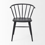 Mercana Colin 21.3L x 21.3W x 30.3H Black Metal Dining Chair 69840