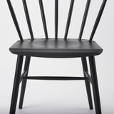 Mercana Colin 21.3L x 21.3W x 30.3H Black Metal Dining Chair 69840