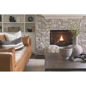 Mercana Aarohi Handcrafted 16-Inch Cube Pouf - Stylish Accent for Living Spaces, Versatile and Cozy Decor 69505