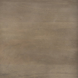 Mercana Trey Modern Industrial Two-Tier Coffee Table with Solid Mango Wood and Sturdy Iron Frame Design 68218