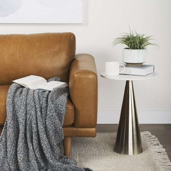 Mercana Cedrick Leather Sofa - Elegant Contemporary Design with Plush Comfort for Timeless Living Spaces 69695