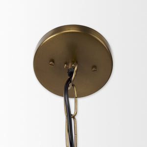 Mercana Fenton Pendant Light – Stylish Modern Farmhouse Design with Conical Shade for Elegant Illumination Gold Shade | Gold Metal 69344