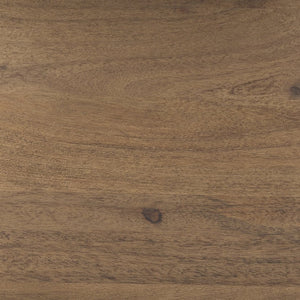 Mercana Morris 6-Shelf Shelving Unit - Modern Wood and Metal Design for Stylish Storage and Display Solutions Brown Wood | Silver Metal 69104