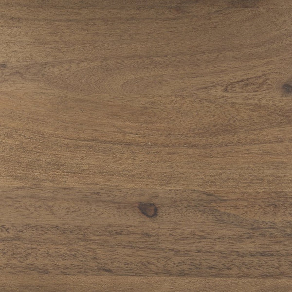 Mercana Morris 6-Shelf Shelving Unit - Modern Wood and Metal Design for Stylish Storage and Display Solutions Brown Wood | Silver Metal 69104