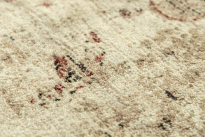 Alora Decor Euphoria Plush New Zealand Wool Medallion Rug — Transitional Beige, Tan With Rust Accents, Durable Finish 10' x 13' 00600610104120113