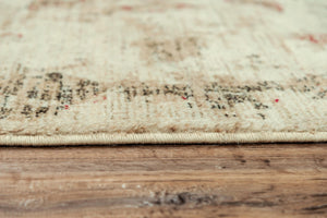 Alora Decor Euphoria Plush New Zealand Wool Medallion Rug — Transitional Beige, Tan With Rust Accents, Durable Finish 10' x 13' 00600610104120113