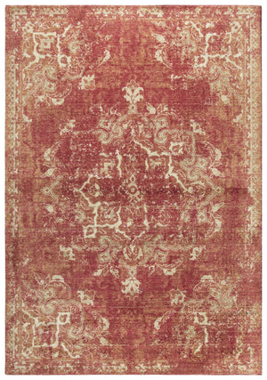 Alora Decor Euphoria Hand-Finished Red Medallion Rug In New Zealand Wool — Plush Durable Hybrid For Living Rooms 9' x 12' 00600610300700912