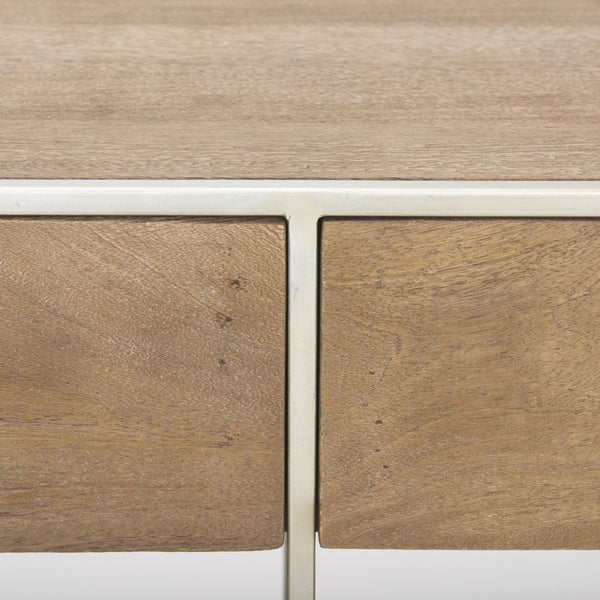 Mercana Morris Console Table: Stylish Mid-Century Modern Design with Ample Storage for Any Room Decor 69102