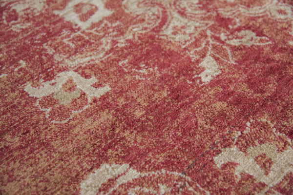 Alora Decor Euphoria Hand-Finished Red Medallion Rug In New Zealand Wool — Plush Durable Hybrid For Living Rooms 9' x 12' 00600610300700912