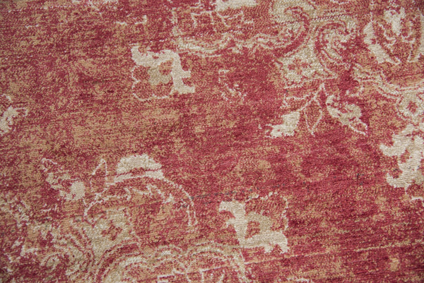 Alora Decor Euphoria Hand-Finished Red Medallion Rug In New Zealand Wool — Plush Durable Hybrid For Living Rooms 9' x 12' 00600610300700912