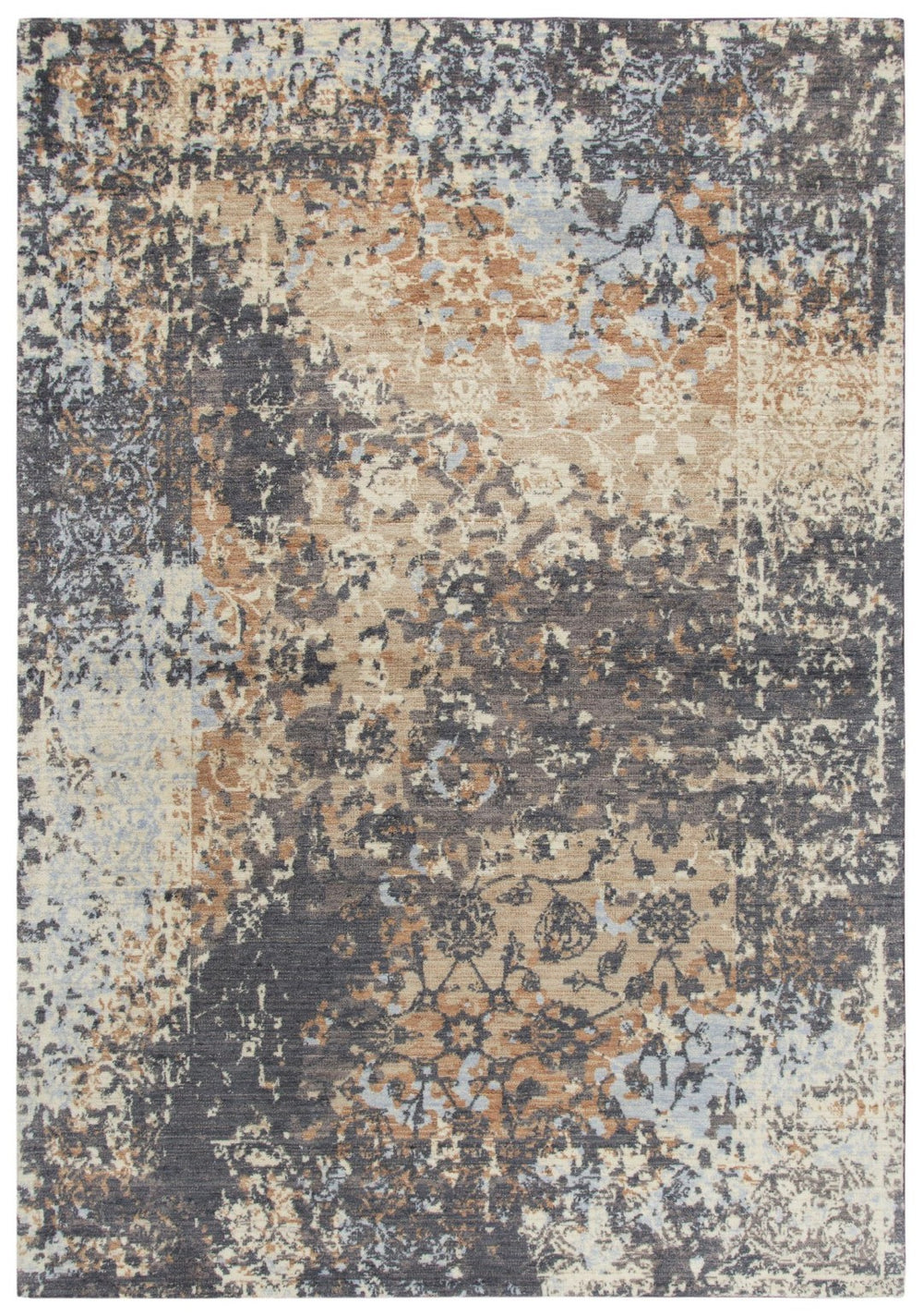 Alora Decor Euphoria Hand‑Washed New Zealand Wool Rug — Rustic Transitional Multi‑Tone Pile For High Traffic Homes 9' x 12' 006006106DR000912