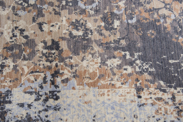 Alora Decor Euphoria Hand‑Washed New Zealand Wool Rug — Rustic Transitional Multi‑Tone Pile For High Traffic Homes 9' x 12' 006006106DR000912