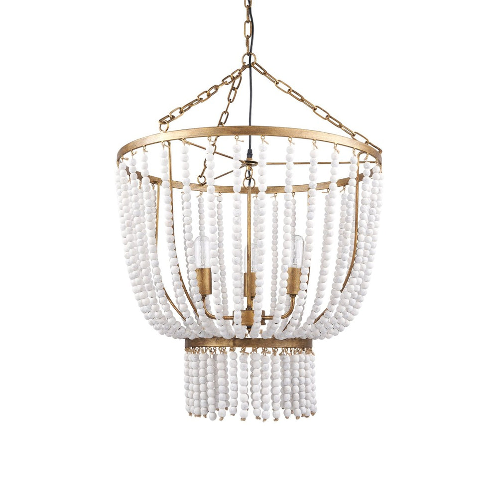 Mercana Rhone Chandelier – Vintage-Inspired Design with Antique Finish, Perfect for High-Ceiling Spaces 70368