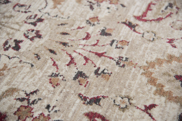Alora Decor Euphoria Handcrafted New Zealand Wool Persian-Style Rug With Mirrored Floral Motif And Red Accents 10' x 13' 00600610900280113