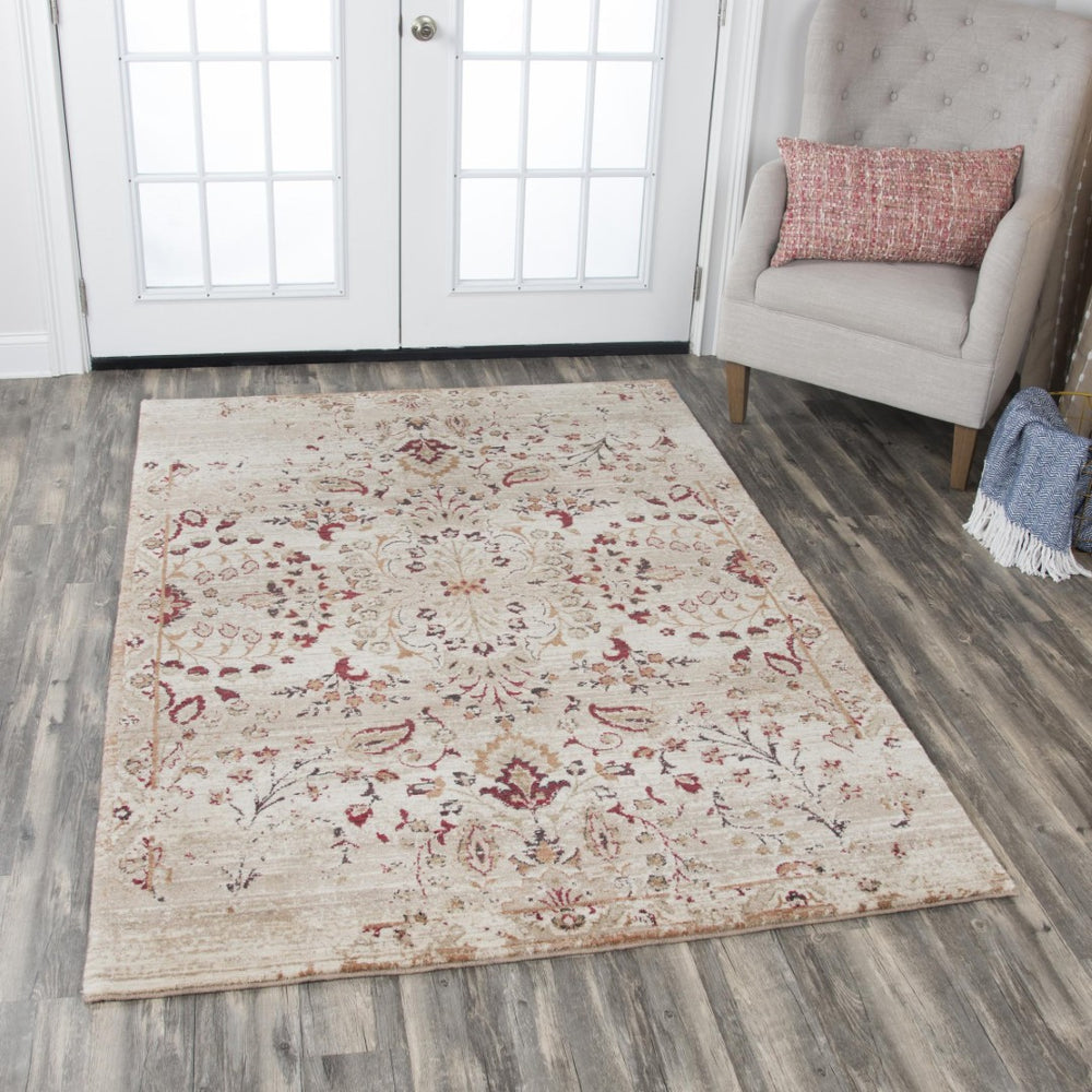 Alora Decor Euphoria Handcrafted Red Runner Rug With Persian-Inspired Motifs, New Zealand Wool Durability 2'6" x 8' 00600610900282608