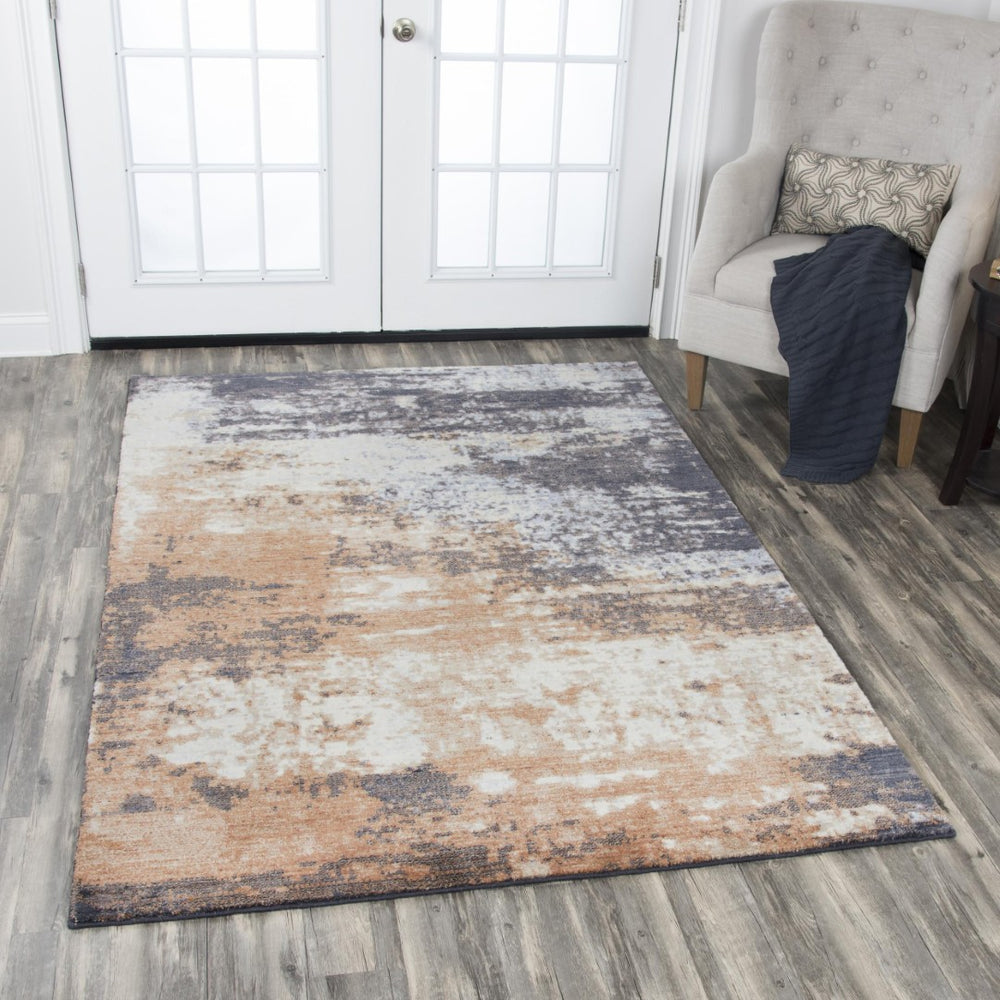 Alora Decor Euphoria Plush New Zealand Wool Rectangle Rug — Hand-Finished Abstract Palette For Modern Spaces 3' x 5' 00600611100750305