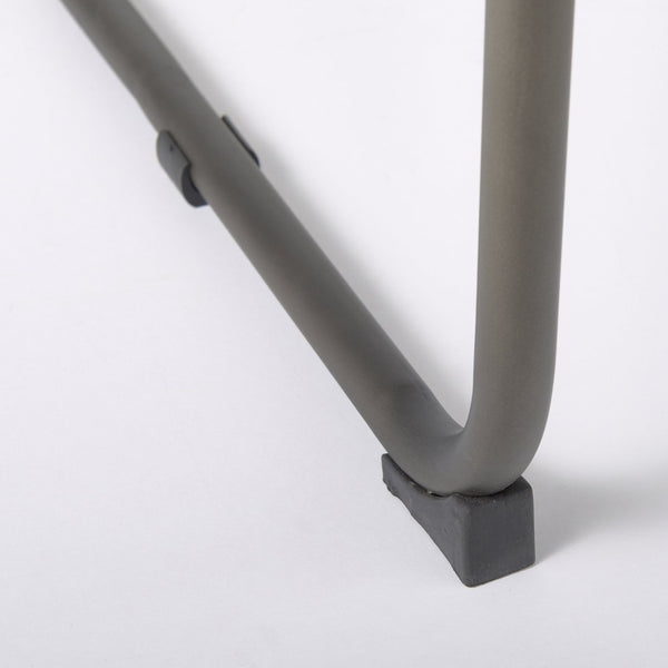 Mercana Berbick Dining Chair – Industrial-Modern Design with Top-Grain Leather & Sturdy Iron Frame, Pre-assembled Brown Seude (Gray Tones)| Black Metal 69275