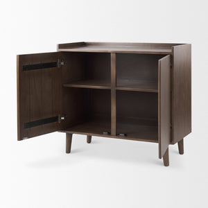 Mercana Lillie Mid-Century Inspired Accent Cabinet for Stylish Storage in Living Room, Entryway, or Office 69945